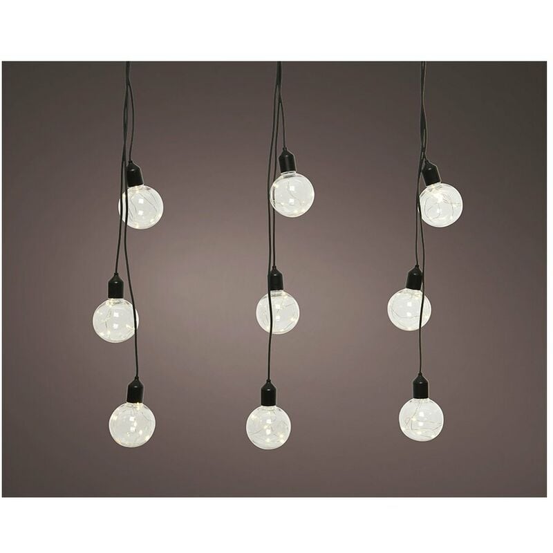 foto del prodotto ult. unit ghirlanda di lampadine a globo a micro led per esterni 3m 12 led