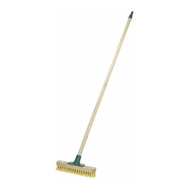 foto del prodotto ultra clean spazzola progarden giallo beige legno 27 x 120 cm