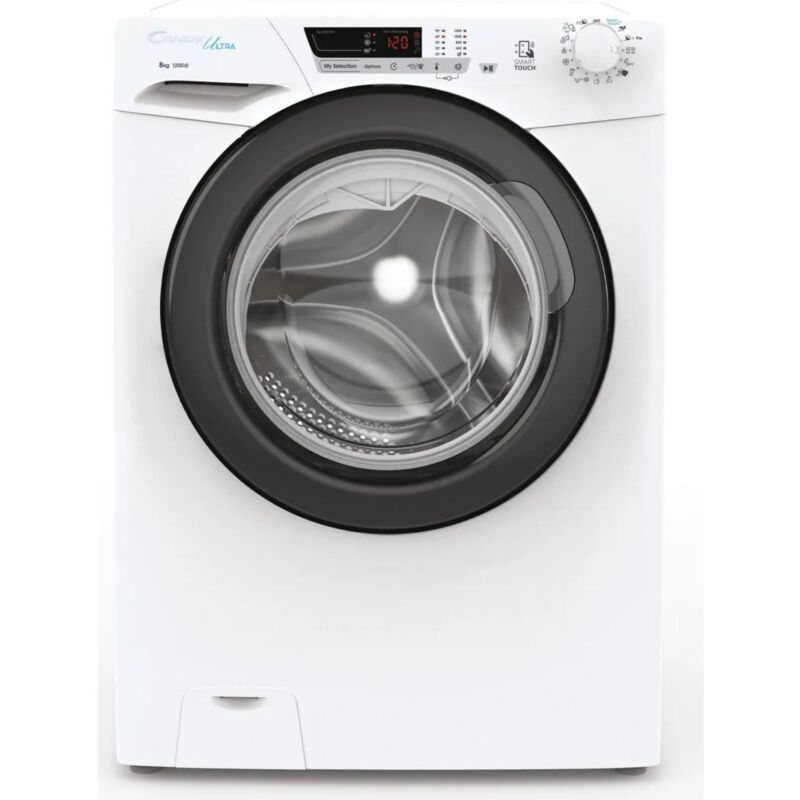foto del prodotto ultra hcu1282dwb4 1 s lavatrice caricamento frontale 8 kg 1200 giri min bianco candy