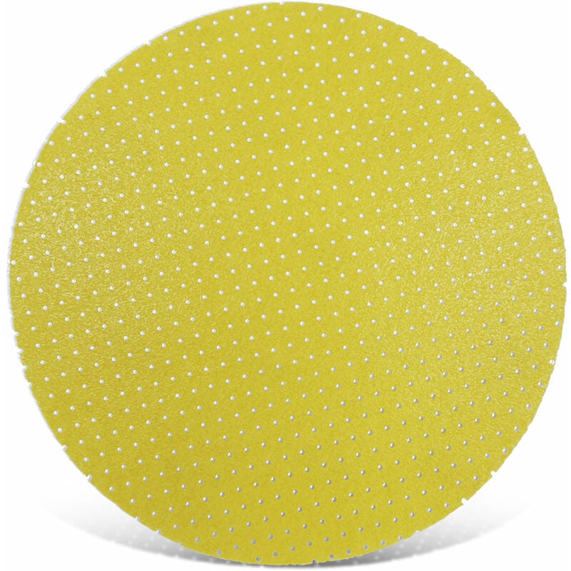 foto del prodotto ultrapad dischi abrasivi velcrati, 125 mm, p. levigatrici rotorbitali, corindone nobile bianco 25 pz. g180 menzer