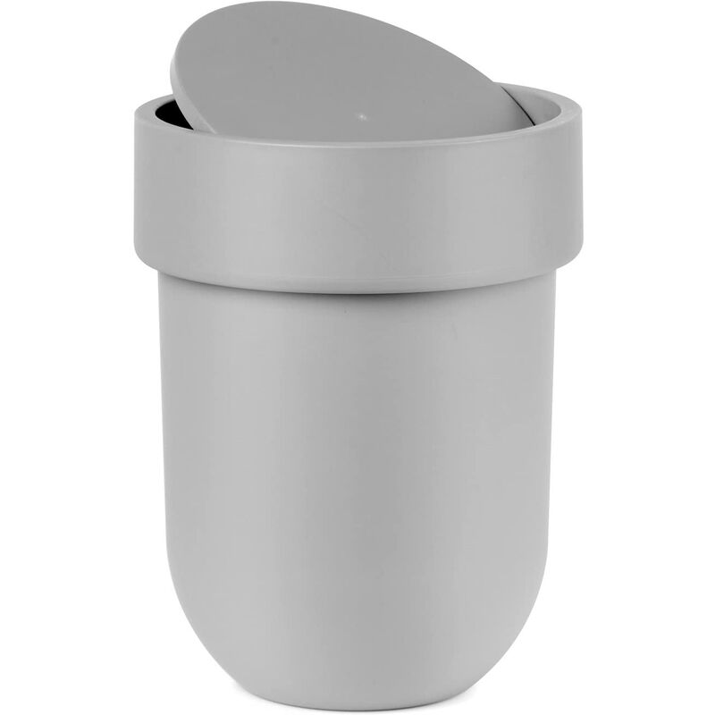 foto del prodotto umbra touch cestino per la spazzatura con coperchio, 6 l, grigio