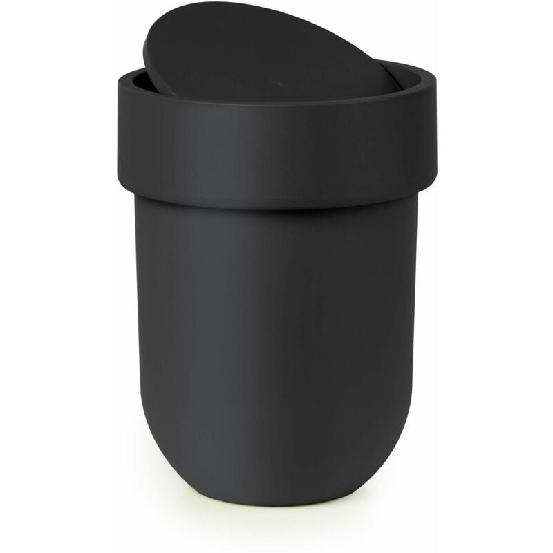 foto del prodotto umbra touch cestino per la spazzatura con coperchio, 6 l, nero
