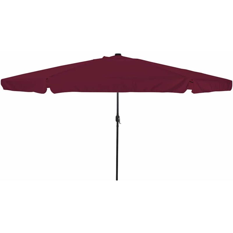foto del prodotto umbrellone da giardino con luce led 395x245 cm rosso bordeaux vidaxl