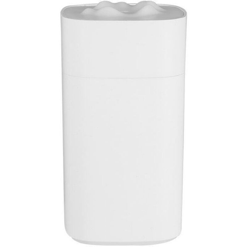foto del prodotto umidificatore d aria bianco ad alta capacit per uso domestico con usb, grande spruzzo, luce notturna silenziosa, mini purificatore d aria