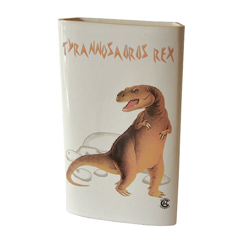 foto del prodotto umidificatore in ceramica largo dinosauri cm.12,5x3x20,5h.