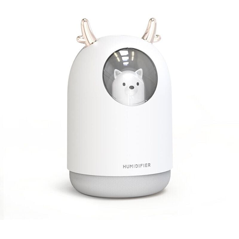 foto del prodotto umidificatore per cameretta dei bambini, ultrasonico, silenzioso, con 7 colori chiari, 12 hd, spegnimento automatico, 300 ml