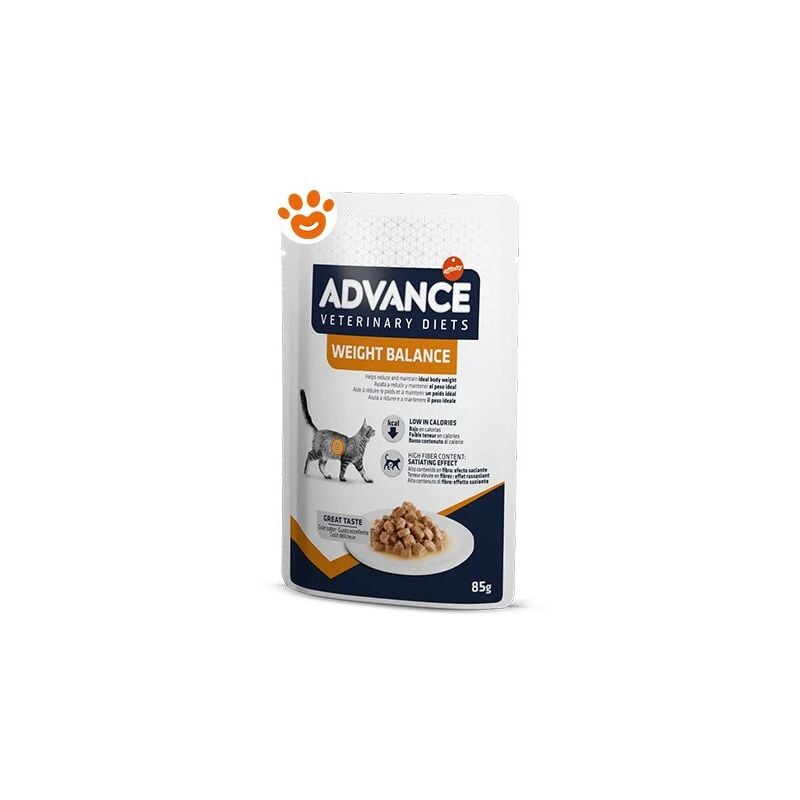 foto del prodotto umido gatto advance weight balance 85 gr natural trainer size 1