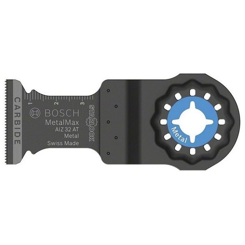 foto del prodotto un precipitare lama in carburo concretion aiz 32 at metallico 40 x 32 mm bosch 2.608.662,018 mila