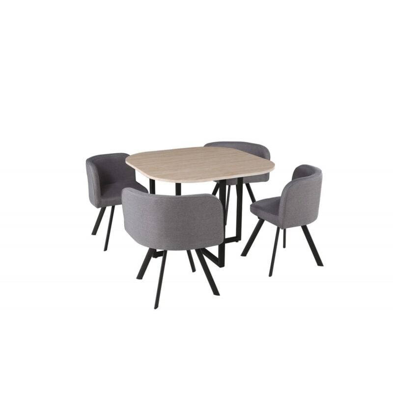 foto del prodotto un tavolo e quattro sedie collezione biaritz.
