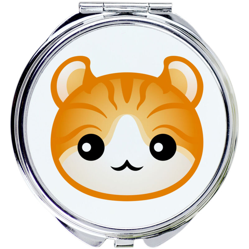 foto del prodotto un tocco americano uno specchio tascabile per borsetta di art-dog