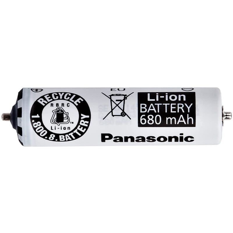foto del prodotto una batteria unitaria per rasoio, panoramica panasonic weslv9zl2508