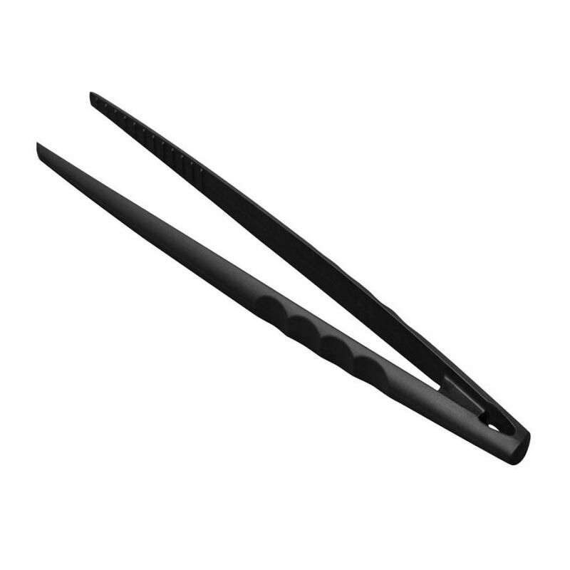 foto del prodotto unbekannt pinze da cucina kelomat in plastica nera 31 cm per girare delicatamente gli alimenti