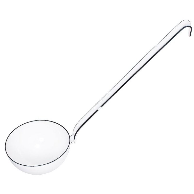 foto del prodotto unbekannt riess sch pf cucchiaio da minestra mestolo 9cm smalto classic bianco
