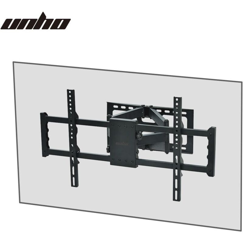 foto del prodotto unho soporte de pared para tv giratorio para pantallas de 30 a 85 pulgadas con brazo articulado extensible vesa 700 x 400