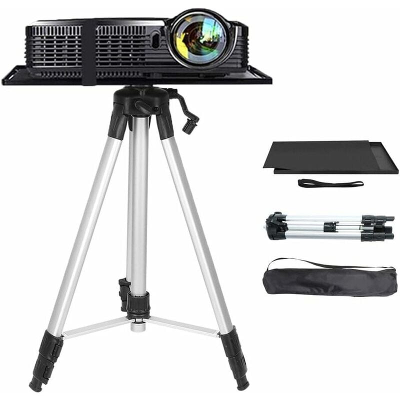 foto del prodotto unho treppiede per proiettore universale portatile portaproiettore supporto per proiettore da pavimento regolabile per proiettore laptop
