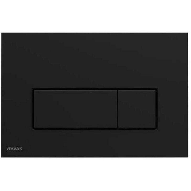 foto del prodotto uni slim - placca di comando, nero opaco x01744 - ravak