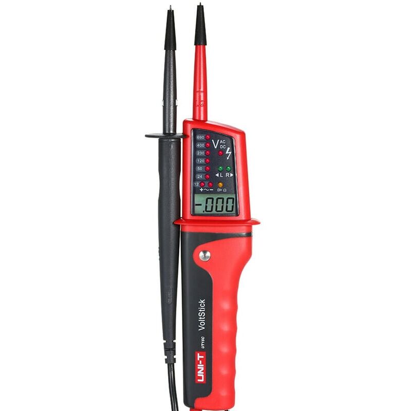 foto del prodotto uni t ut15c tipo impermeabile tester di tensione matita per test di induzione penna di misurazione elettrica elettrica trifase fase ca