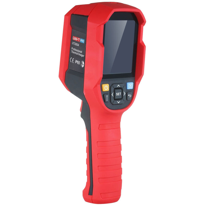 foto del prodotto uni t uti260a termocamera a infrarossi professionale 256x192, ricaricabile, portatile, rilevamento automatico della temperatura, termocamera a