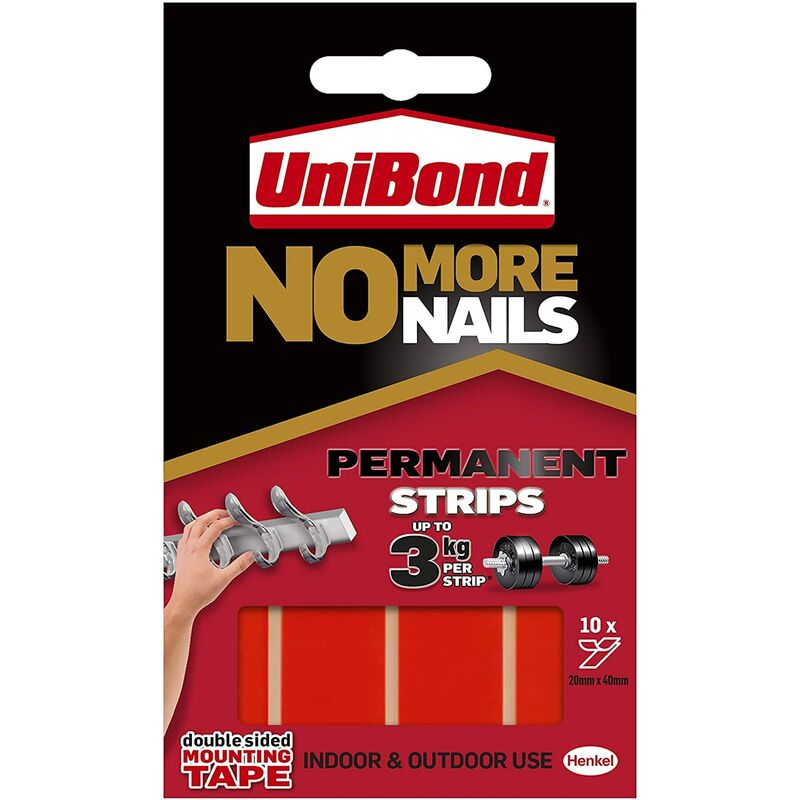 foto del prodotto unibond henkel no more nails strips perm red