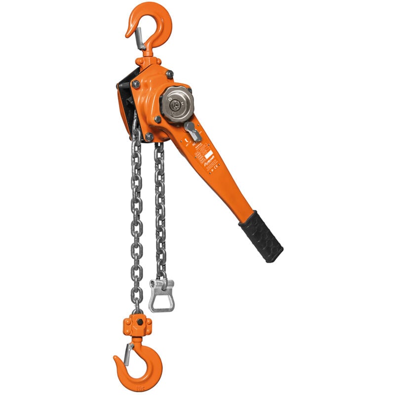 foto del prodotto unicraft paranco manuale a leva portata 0,75t argano sollevatore 750kg hz 751