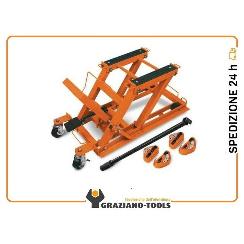 foto del prodotto unicraft piattaforma di sollevamento mh 680 per motocicli, 680 kg