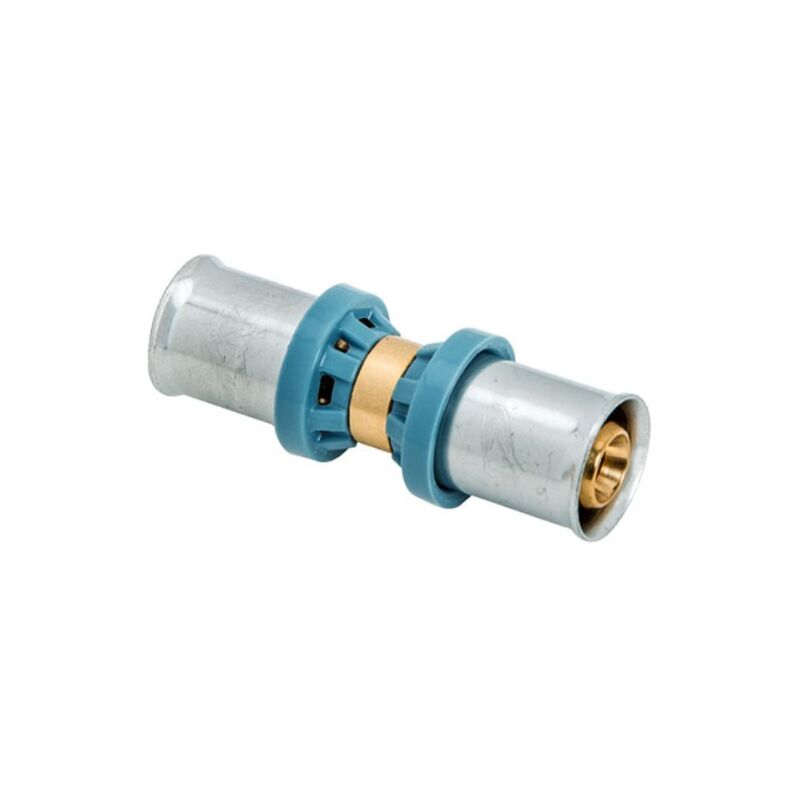 foto del prodotto unidelta 4001 manicotto 20 x 20 raccordo in ottone a pressare deltapress per acqua 4001200000001