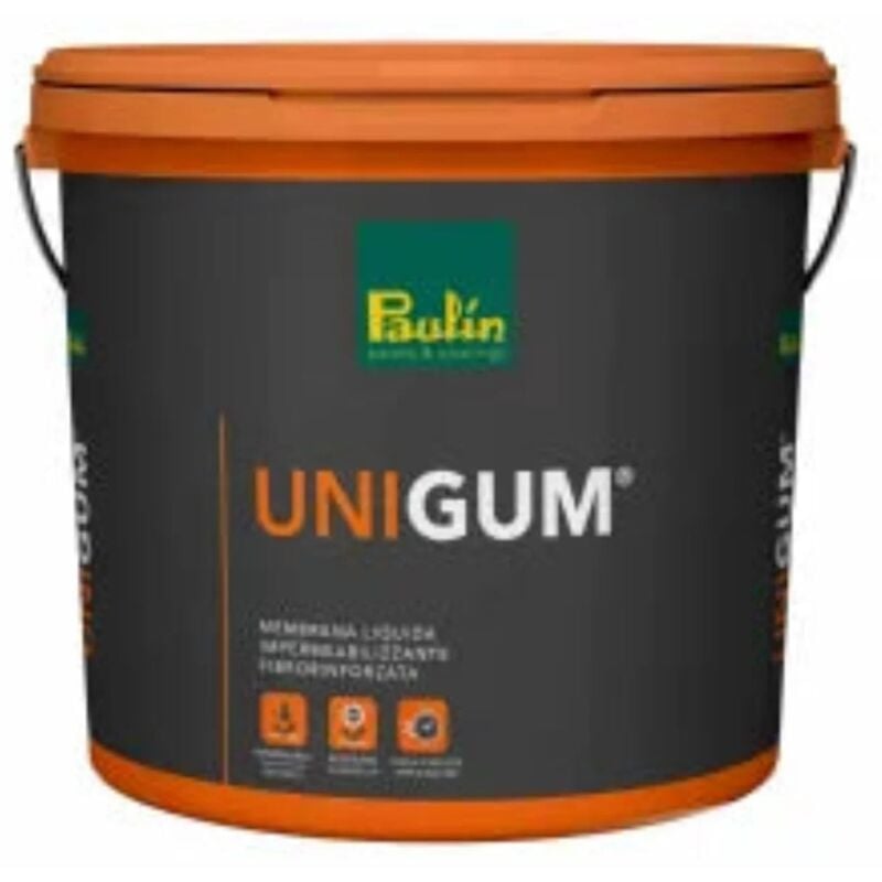 foto del prodotto unigum membrana liquida impermeabilizzante fibrorinforzata per tetti e superfici esterne 18 kg