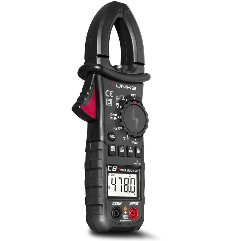 foto del prodotto uniks pinza amperometrica ac 600a trms c6