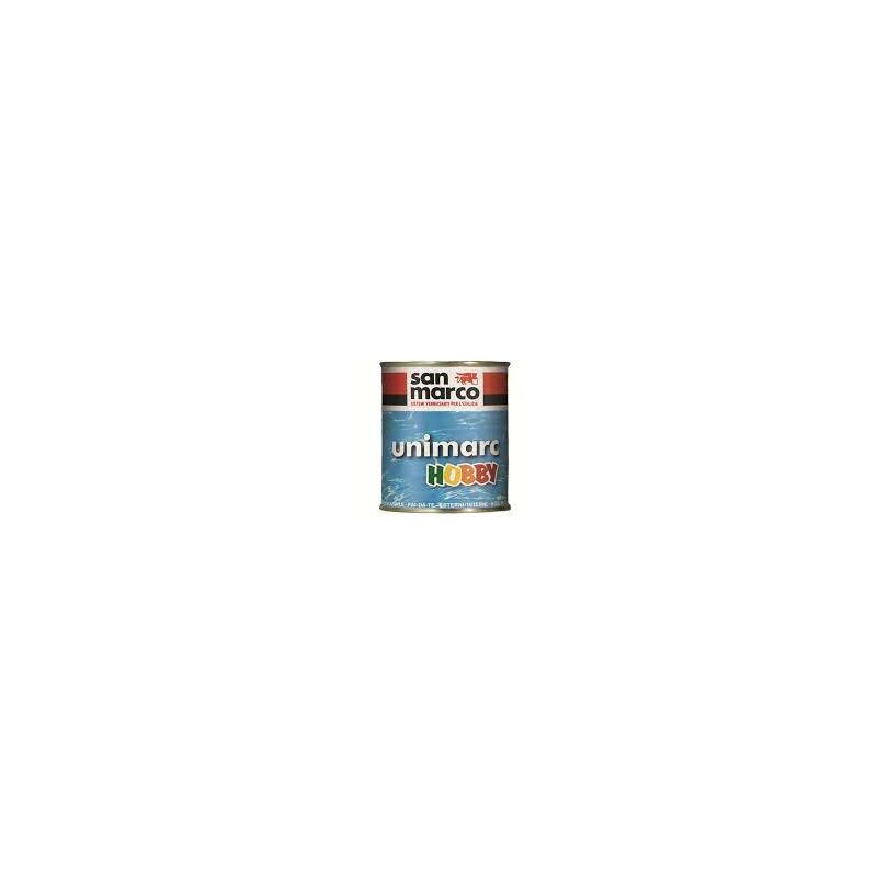 foto del prodotto unimarc hobby smalto all acqua per decorazioni vernice lucida trasparente lt 0.125