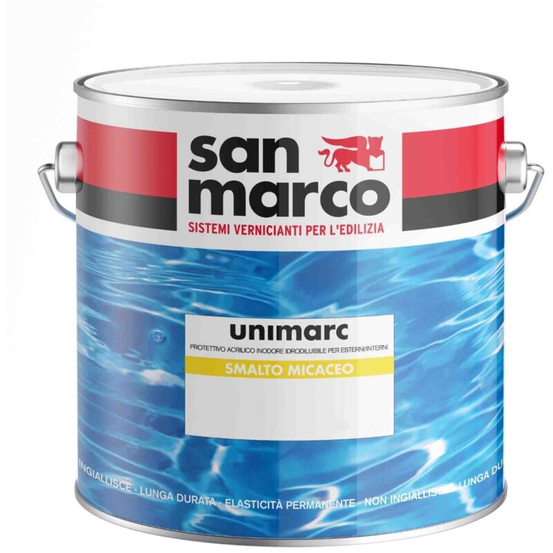 foto del prodotto unimarc smalto micaceo testa di moro lt 0,75 a base acqua