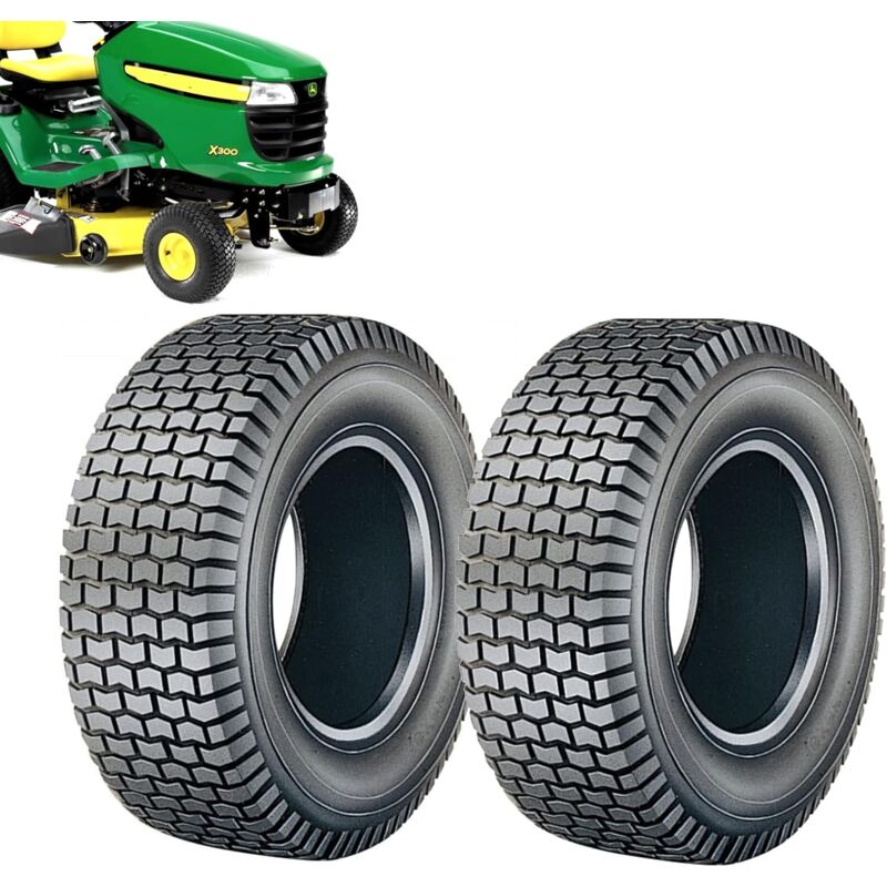 foto del prodotto union 2 pneumatici 13 x 5.00 6 rinforzati per trattorino tosaerba gomma copertone giardinaggio garden