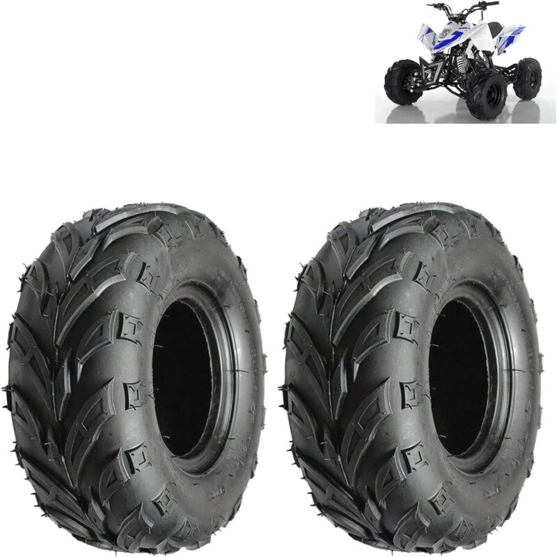 foto del prodotto union 2 pneumatici 145 70 6 copertoni compatibili con quad atv miniquad gomme rinforzate 4 tele p.r
