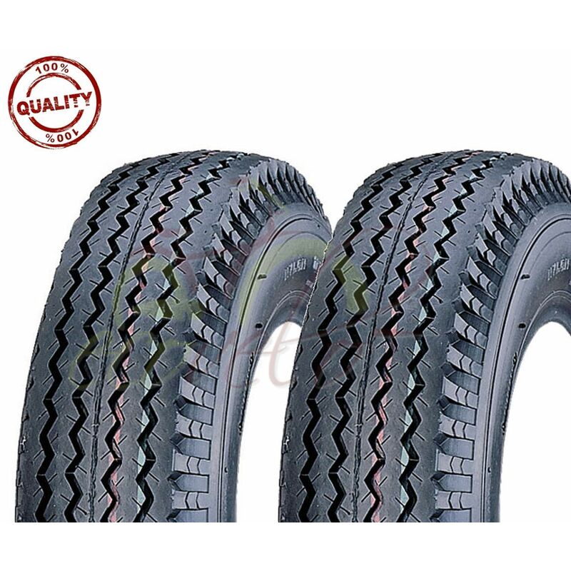 foto del prodotto union 2 pneumatici 4.80 4.00 8 rinforzato 6pr gomme copertoni 69n ruote carrello rimorchio rimorchietto da barca