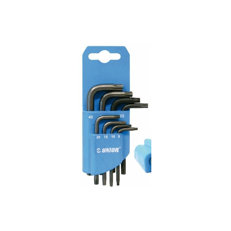 foto del prodotto unior serie chiavi torx con foro 8 pz. art. 220 tx