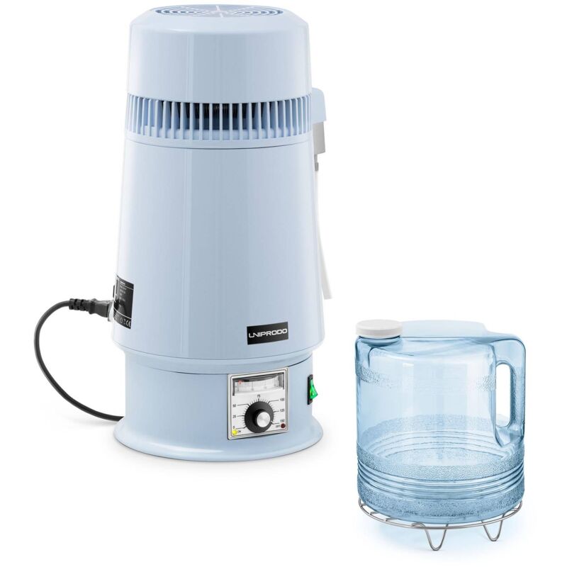 foto del prodotto uniprodo distillatore acqua con temperatura regolabile acciaio inox e plastica 4 l