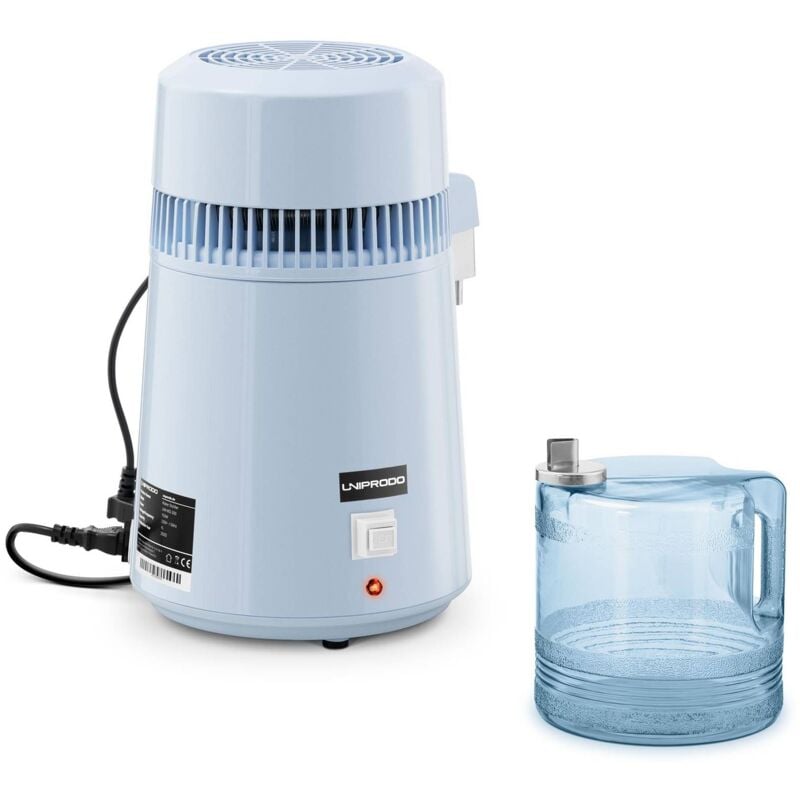 foto del prodotto uniprodo distillatore acqua purificatore per acqua distillata acciaio inox e plastica 4l