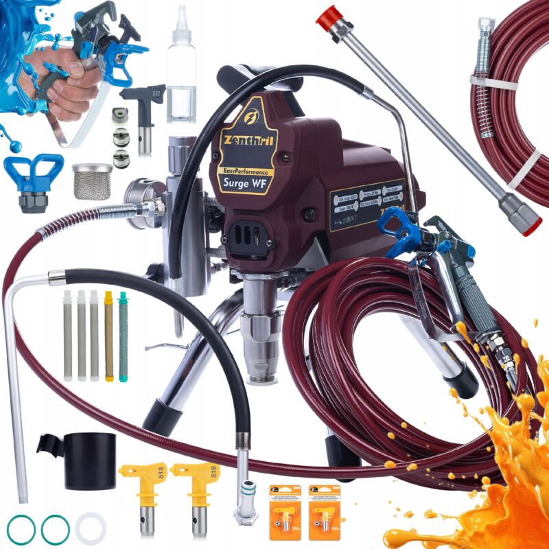 foto del prodotto unit di verniciatura zenthril surge wf, 1800w 20mpa 0.019 , 2l min, serie easyperformance starter kit grande vol.1