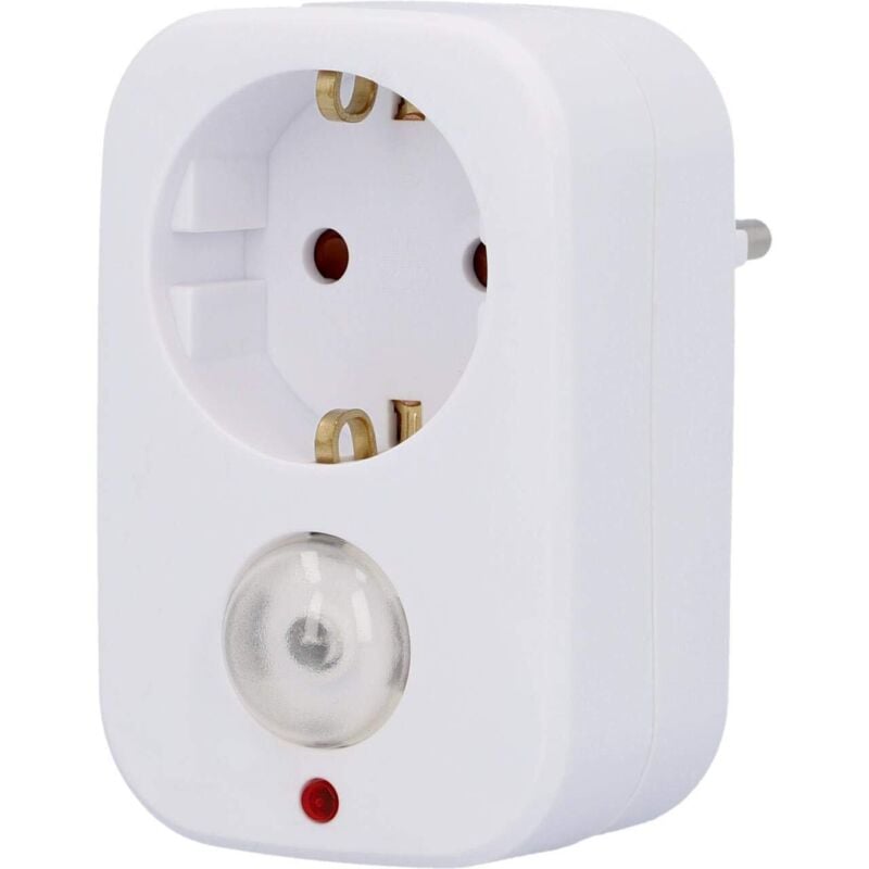 foto del prodotto unitec 47536 - adattatore con sensore crepuscolare