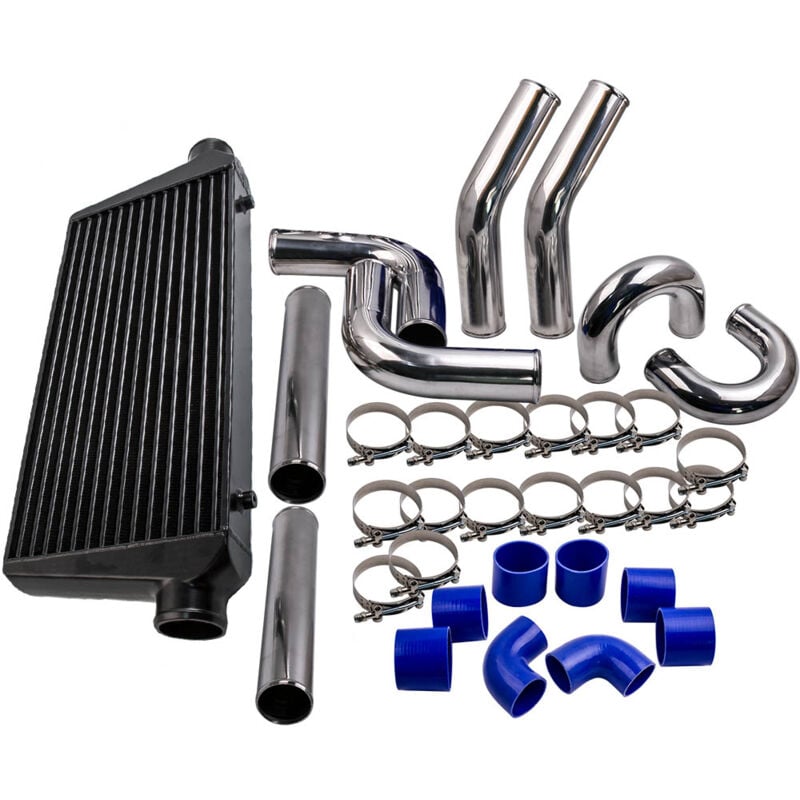 foto del prodotto universal 300x600x70mm intercooler 76mm turbo piping pipe kit 700hp 1.8mm 3 universal ladeluftk hler 600x300x76mm 3 76mm turbo ladeluftk hler