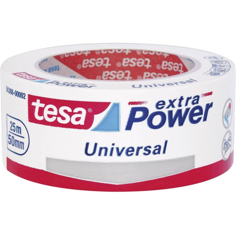 foto del prodotto universal 56388 00002 05 nastro in tessuto extra power bianco l x l 25 m x 50 mm 1 pz. tesa