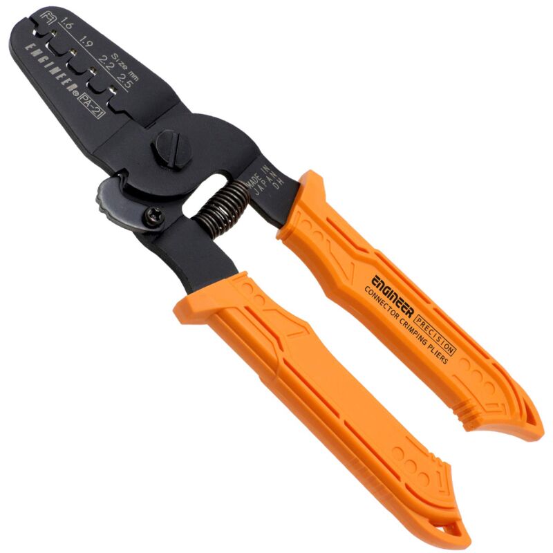 foto del prodotto universal crimping tool for mini micro cimp pins for molex jst hrs tyco amp jae servos rc etc. engineer pa 21