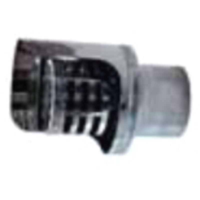 foto del prodotto universale cappello orizzontale finale a griglia inox diam 80 spess 0,58 stufe a pellet