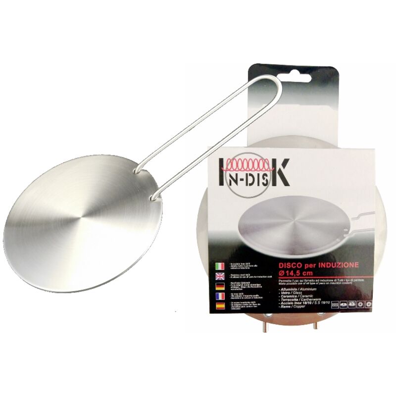 foto del prodotto universale disco induzione adattatore pentole diffusore calore d. 145 mm