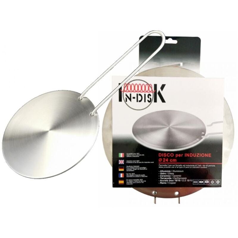 foto del prodotto universale disco induzione adattatore pentole diffusore calore d. 240 mm
