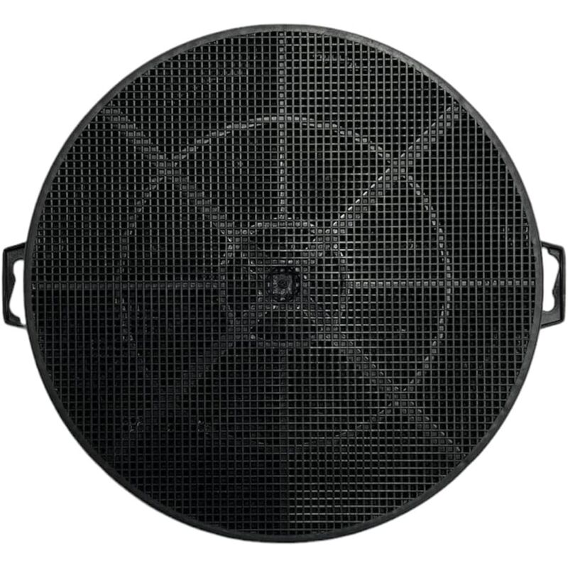 foto del prodotto universale filtro rotondo ai carboni attivi antiodore compatibile per cappa aspirante adatto ariston rex fagor smeg, dimensioni 210 h.32 mm 