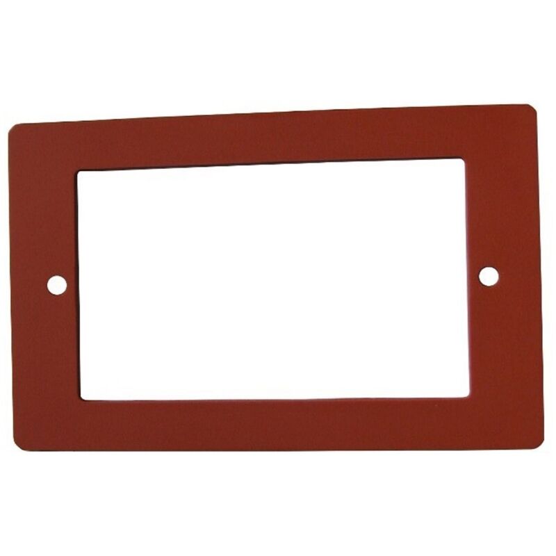 foto del prodotto universale - guarnizione sportello vaso ispezione stufa a pellet 70x40 silicone rosso sp.3mm