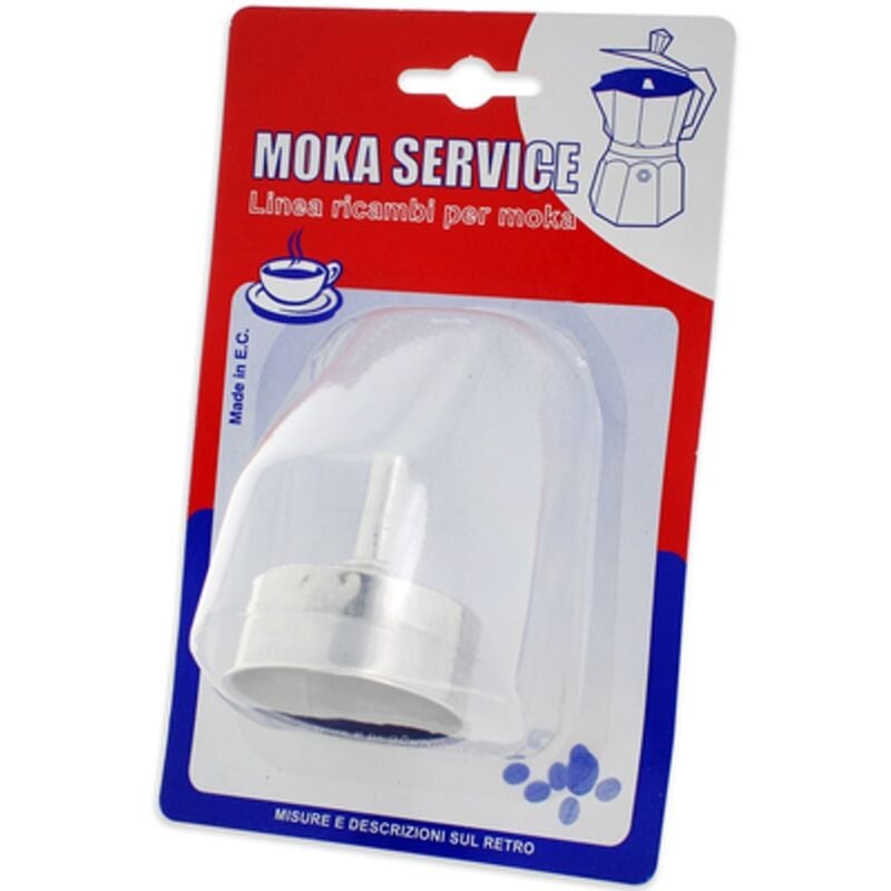 foto del prodotto universale imbuto portacaffe caffettiera moka 2 tazze compatibile bialetti e