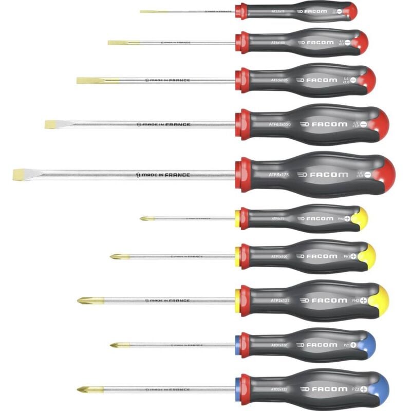 foto del prodotto universale kit cacciaviti 10 parti facom
