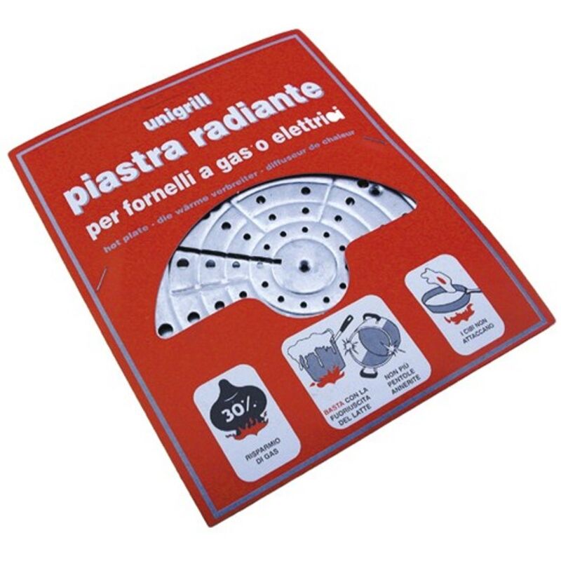foto del prodotto universale piastra disco radiante salva fiamma cucine e piani cottura diametro 16cm
