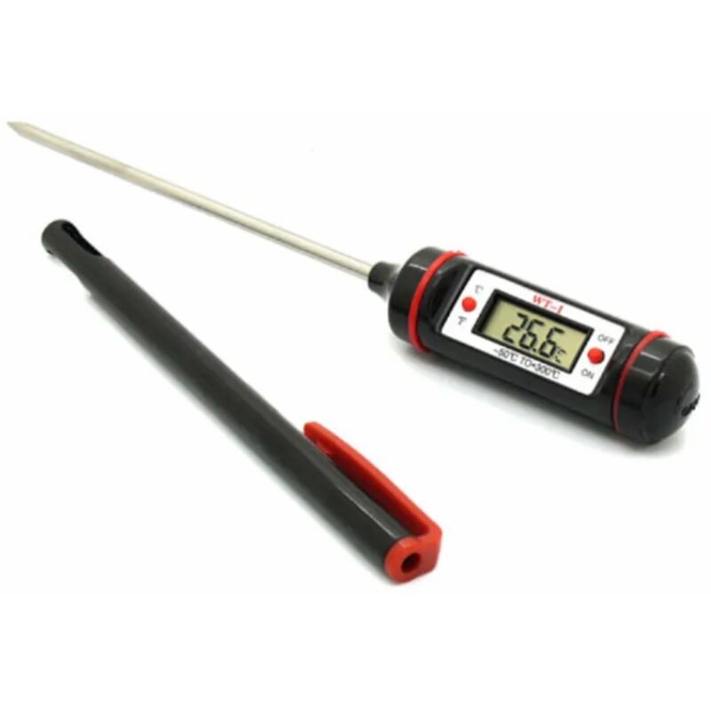 foto del prodotto universale termometro a siringa da cucina digitale cibi alimentare temperatura 50 300 gr